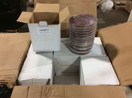 Lot of (12) S SATC 5 inch 8 Holes Dustless Hook and Loop Sanding Discs, 150PCS Assorted Grit - Lot 258