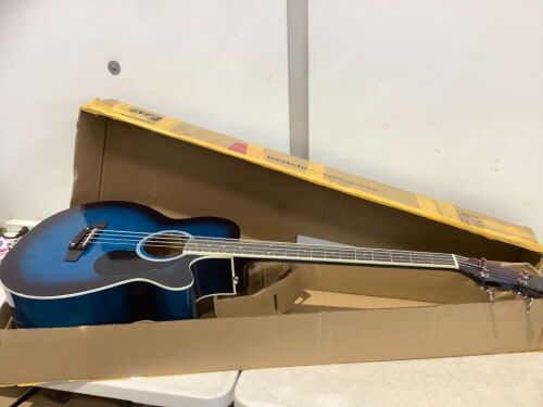 Acoustic Electric Bass Guitar w/ Equalizer, Truss Rod - Lot 263
