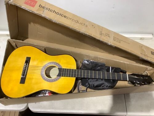 Beginner Acoustic Guitar Set - 38in - Lot 264