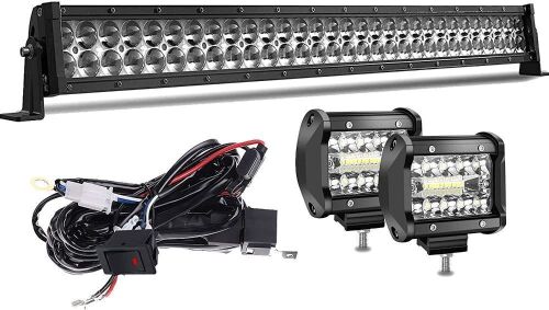 KEENAXIS 32" LED Light Bar with 4" LED Pod Lights - Lot 385