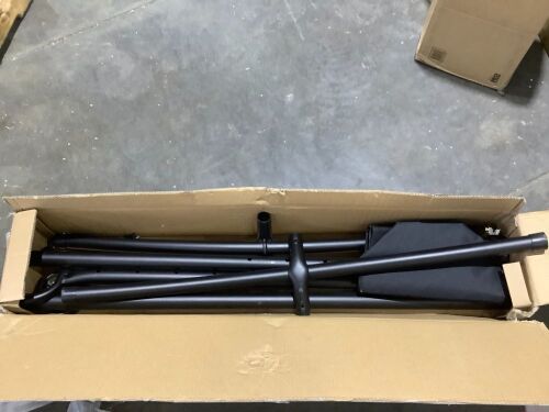 Portable Heavy-Duty Steel Hammock Stand w/ Built-In Wheel, Case - 9ft - Lot 406