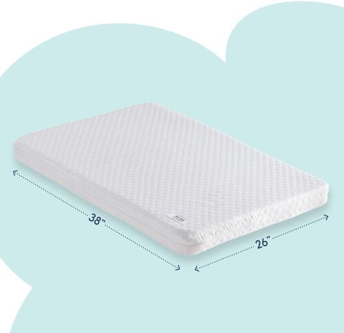 Hiccapop Dual-Sided Foam Crib Mattress - Lot 598