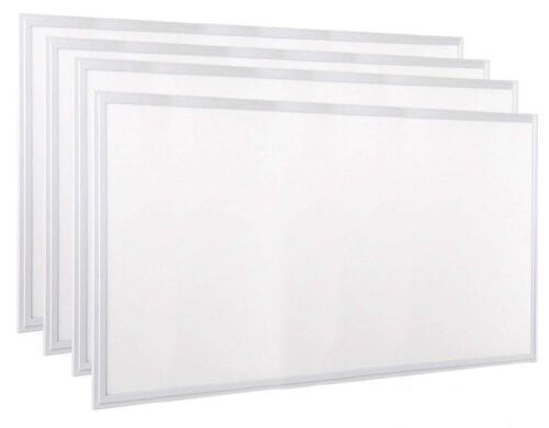 2' x 4' LED Flat Panel Lights, 4 Pack  - Lot 648