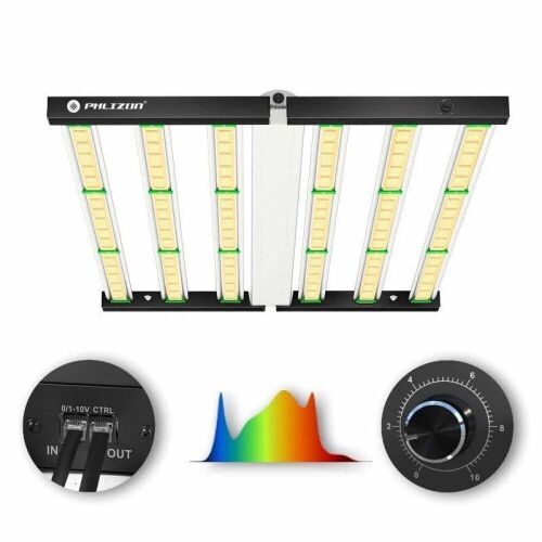 Phlizon Hydroponic Pro Full Spectrum 640W Foldable LED Grow Light Bar - Lot 775