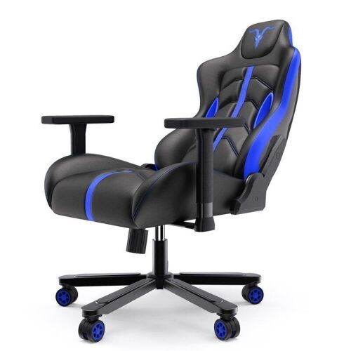 Furgle Adjustable Reclining Ergonomic Faux Leather Swivel Gaming Office Chair  - Lot 1015