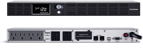 CyberPower OR700LCDRM1U Smart App LCD UPS, 700VA/400W, 6 Outlets, AVR, 1U Rackmount - Lot 1142