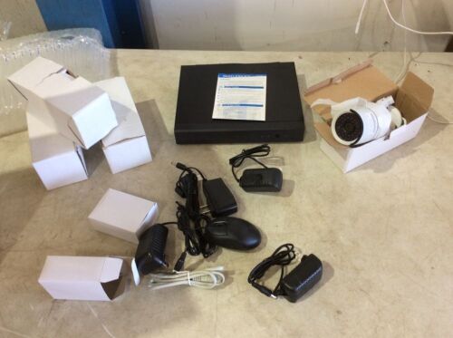 4 Camera Security System with DVR - Unknown Details  - Lot 1191