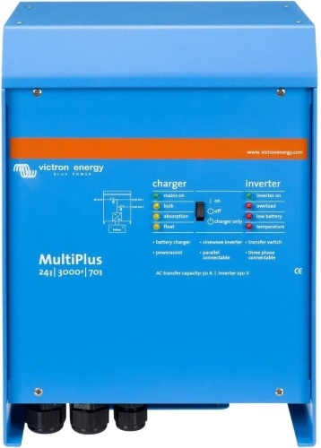 Victron Energy MultiPlus 24/5000/120-100 - 230V VE.Bus Inverter/Charger. Appears New. $2,054 Retail Value! - Lot 30