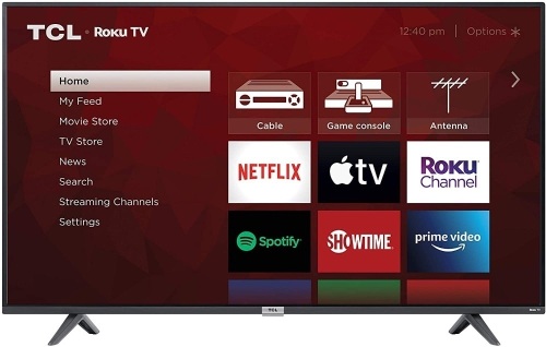 TCL 55" Class 4-Series 4K UHD HDR Smart Roku TV. Appears New - Lot 68