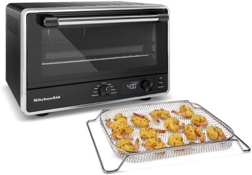 KitchenAid KCO124BM Digital Countertop Oven with Air Fry, Black Matte. Appears New - Lot 72