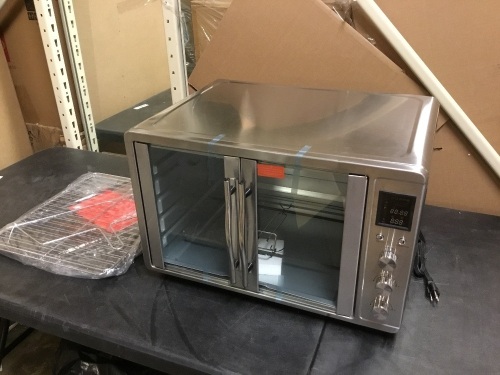 55L 1800W Extra Large Countertop Convection Toaster Oven w/ French Doors. Appears New with Dent - Lot 215