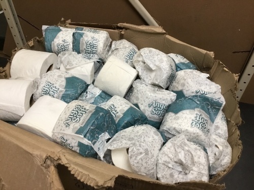 Large Quantity of Angel Soft Individually Wrapped Toilet Paper Rolls - Lot 235