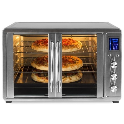 55L 1800W Extra Large Countertop Convection Toaster Oven w/ French Doors. Appears New. E-Commerce Return - Lot 240