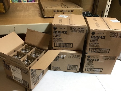 Lot of (20) Libbey Classic Red Wine Glasses. Appear New - Lot 279