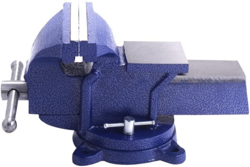 6" Cast Iron Mechanic Bench Vise Table Top Clamp Press - Appears New  - Lot 280