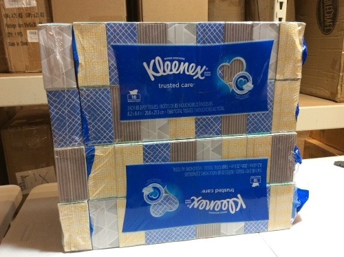 Kleenex 2-Ply Tissues White, 85 CT (Pack of 36) - Lot 315