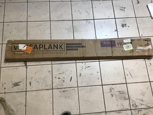 Box of (10) Pieces of Versaplank Vinyl Flooring. - Lot 320