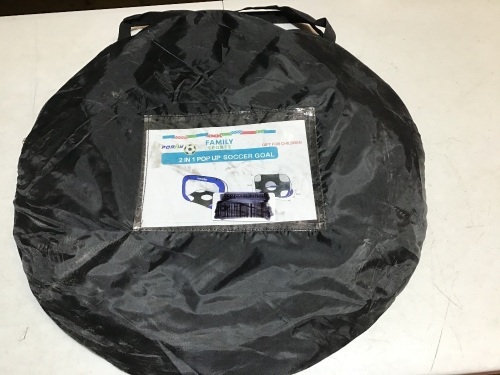 2-in-1 Pop Up Soccer Goal. Appears New - Lot 493