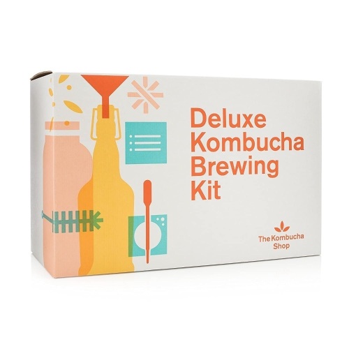 Deluxe Kombucha Brewing Kit - Six Swing Top Bottles, Stainless Steel Funnel, Custom Bottle Brush. Appears New - Lot 505