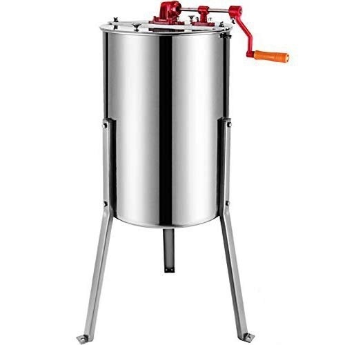 VEVOR Manual Honey Extractor 3 Frame Bee Extractor Stainless Steel Honey Spinner with Stand. Appears New - Lot 521