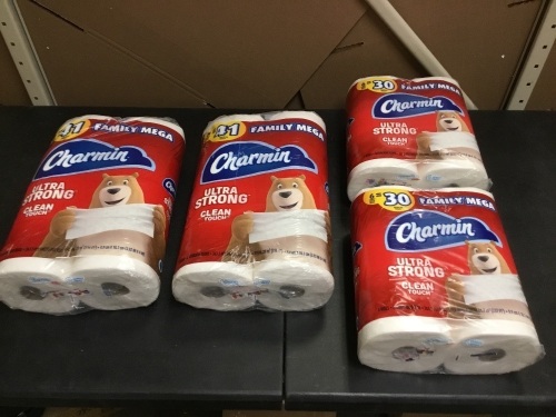 (4) Packs of Charmin Ultra Strong Toilet Paper - Lot 630