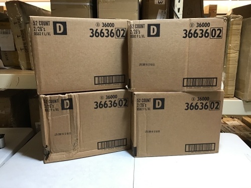 (4) Cases of Depend Silhouette Incontinence and Postpartum Underwear for Women. Each Case Contains 52 L/XL Size - Lot 725