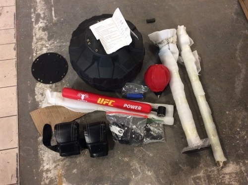 Adjustable Spinning Bar Punching Reflex Speed Training Speed Ball. Unknown if it is complete. - Lot 732