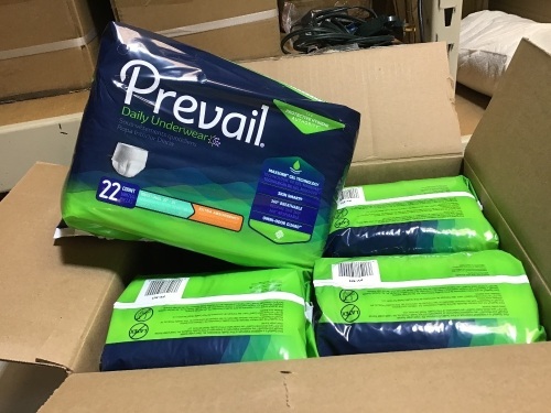 Prevail Extra Underwear, Youth / Small Adult, Pull On, PV-511 - 4 Packs of 22 - Lot 735