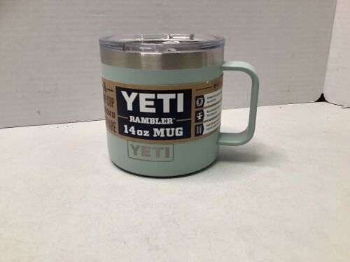 Yeti Rambler 14 Oz Mug, Lid Broken, Appears New - Lot 177