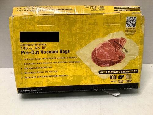 Commercial Grade Pre-Cut Vacuum Bags, Appears New - Lot 194