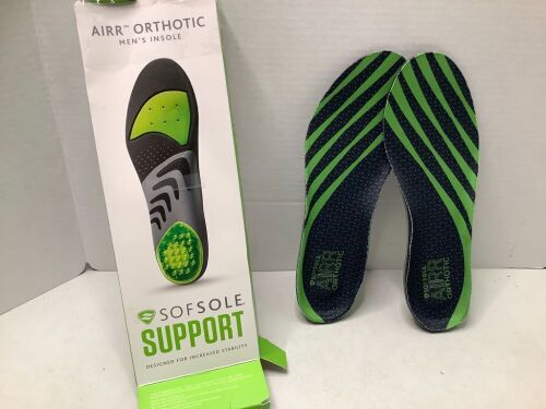Airr Orthotic Men's Insole, Appears New - Lot 294