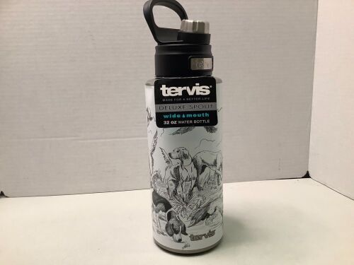 Tervis Deluxe Spout Wide Mouth Insulated Bottle, Small Dent on top, Appears New - Lot 423