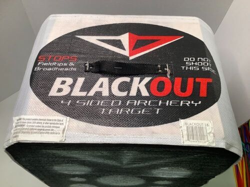Black Out 4 Sided Archery Target, Ecommerce Return - Lot 431