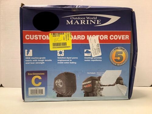 Custom Motor Cover, Size C, Appears New - Lot 442