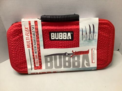 Bubba Multi-Flex Full Tong Interchangeable Knife Set, Appears New - Lot 607