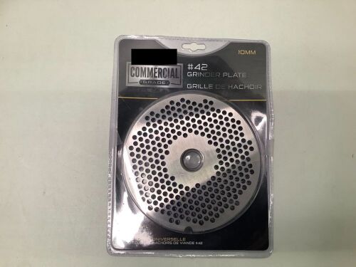 Commercial Grade #42 Grinder Plate, Appears New - Lot 611