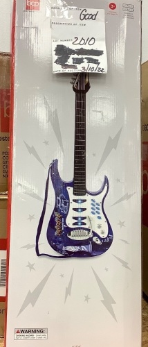 Kids Electric Guitar Toy Play Set w/ 6 Songs, Microphone, Amp - Lot 2010