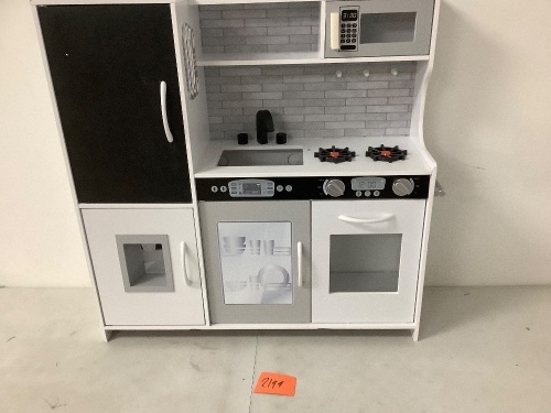 Pretend Play Kitchen Wooden Toy Set for Kids - Missing Pieces - Lot 2199z