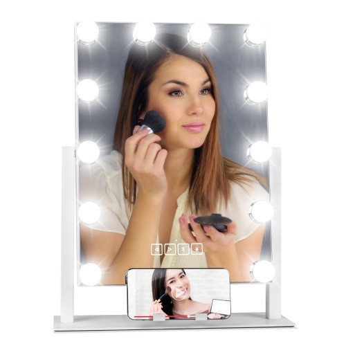 Hollywood Vanity Mirror w/ Speaker, Adjustable Lights, Phone Stand, Wireless Connection - Lot 2721