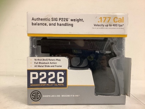 Sig Sauer P226 CO2 Powered Air Pistol, Untested, E-Commerce Return, Retail 119.99 - Lot 14