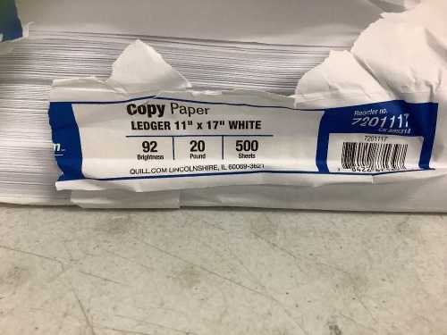 Lot of (2) Packs of 11x17 Copy Paper, E-Commerce Return - Lot 78