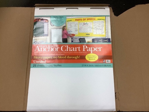Lot of (4) Pacon Anchor Chart Paper, Appears New - Lot 97