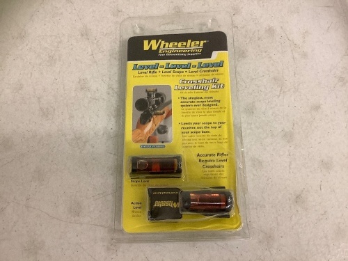 Wheeler Crosshair Leveling Kit, Appears New - Lot 104