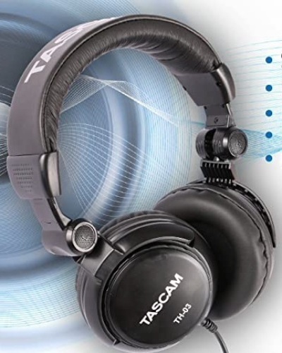 Tascam TH-03 Studio Headphones, E-Comm Return w/ Missing Adapter - Lot 150