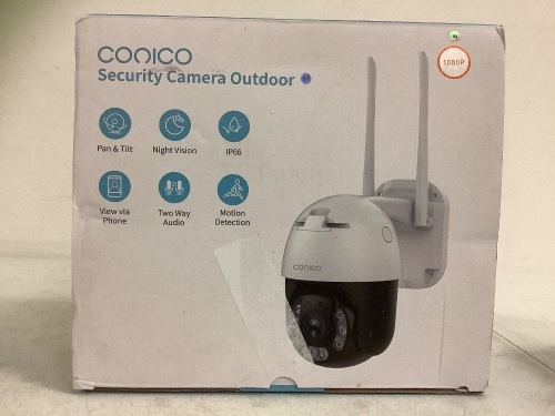 Conico Outdoor Security Camera, Powers Up, Appears New - Lot 156