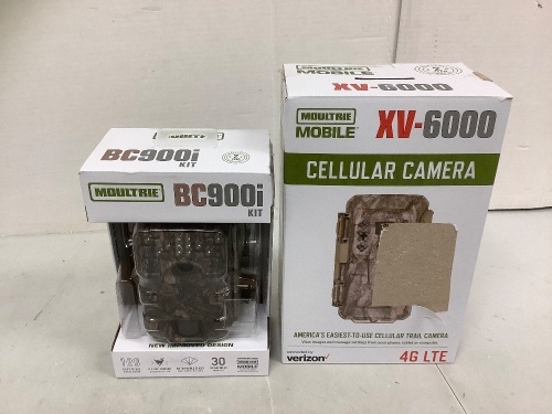 Lot of (2) Assorted Moultrie Trail Cams, E-Comm Return - Lot 159