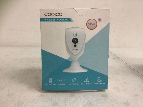 Conico Wireless IP Camera, Powers Up, Appears New - Lot 171