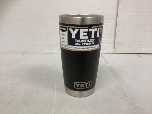 YETI 20oz Tumbler, E-Comm Return w/ Missing Lid - Lot 199