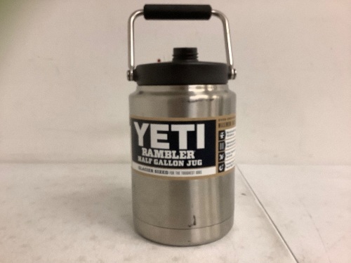 Yeti Rambler 1/2 Gallon Jug, E-Commerce Return/Scratched, Missing Cap, Sold as is - Lot 242