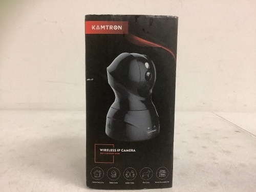 Kamtron Wireless IP Camera, Powers Up, Appears New - Lot 243